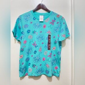 NWT Disney Encanto T-Shirts Girls Size XL (14) 100% Cotton Blue Light Colors.